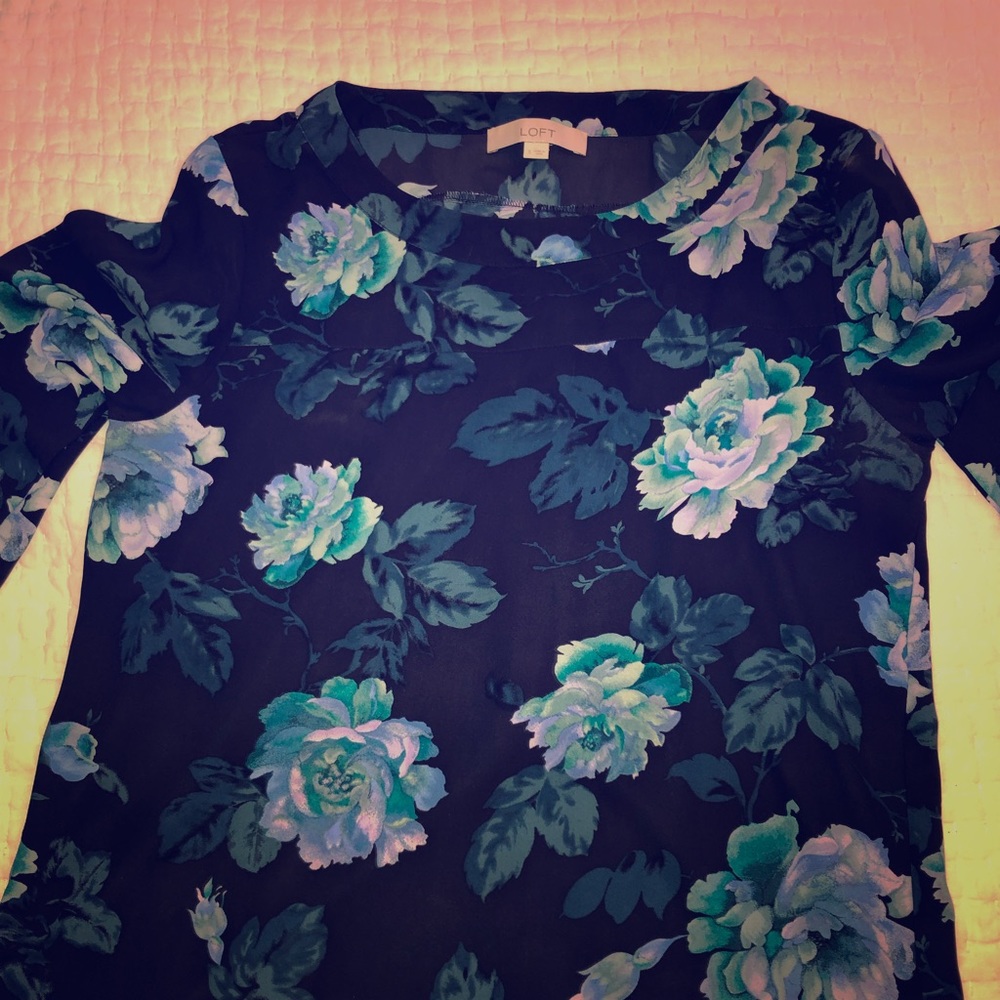 Ann Taylor Loft Blouse Size S